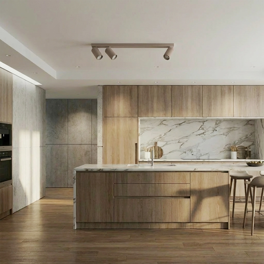 Brilagi - Bodové svietidlo SELE LONG 3xGU10/30W/230V béžové