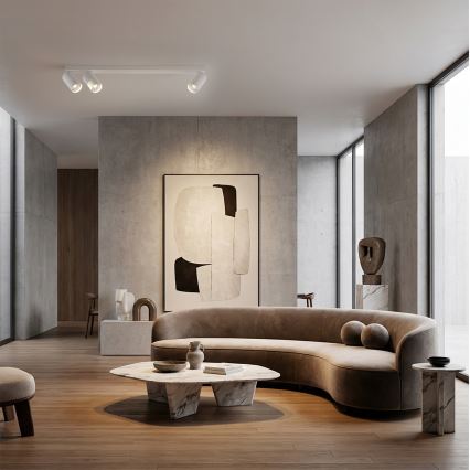 Brilagi - Bodové svietidlo SELE LONG 3xGU10/30W/230V biele