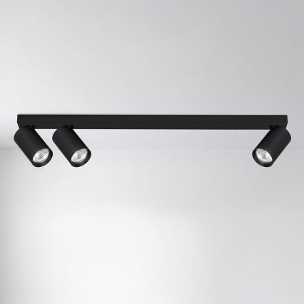 Brilagi - Bodové svietidlo SELE LONG 3xGU10/30W/230V čierna