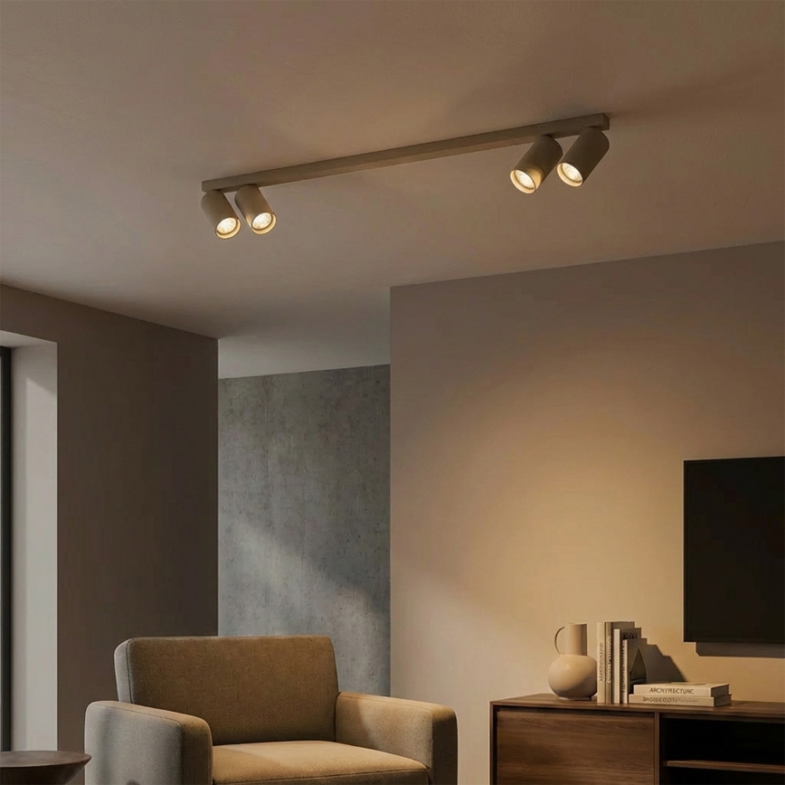 Brilagi - Bodové svietidlo SELE LONG 4xGU10/30W/230V béžové