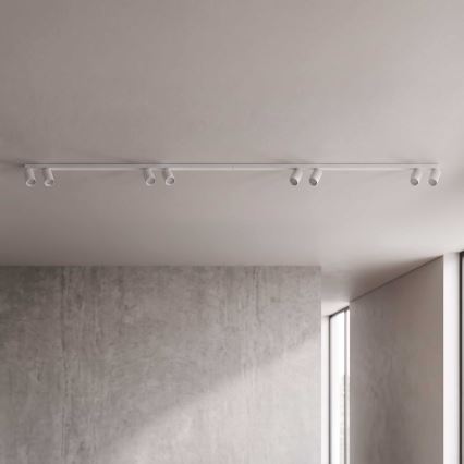 BRILAGI - Bodové svietidlo SELE LONG 8xGU10/30W/230V biela