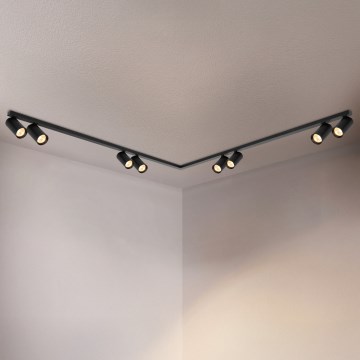 Brilagi - Bodové svietidlo SELE LONG 8xGU10/30W/230V čierna