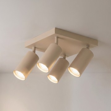 Brilagi - Bodové svietidlo SELE SQUARE 4xGU10/30W/230V béžová