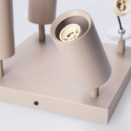 Brilagi - Bodové svietidlo SELE SQUARE 4xGU10/30W/230V béžová