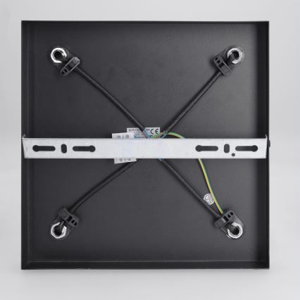 BRILAGI - Bodové svietidlo SELE SQUARE 4xGU10/30W/230V čierna/dubový dekor