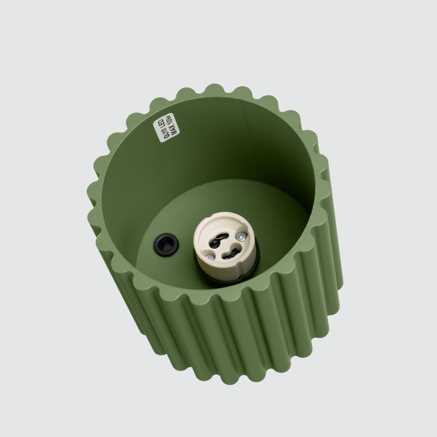 Brilagi - Bodové svietidlo SFERA 1xGU10/10W/230V pr. 10 cm zelená