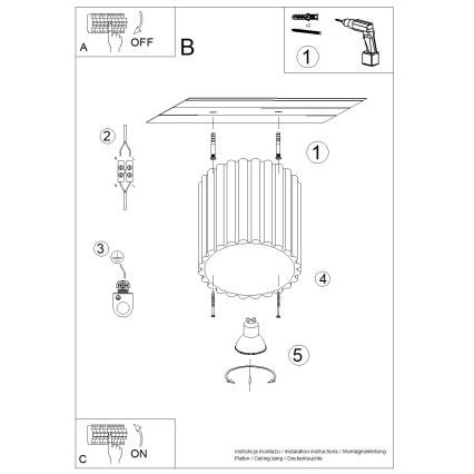 Brilagi - Bodové svietidlo SFERA 1xGU10/10W/230V, priemer 10 cm, bordové