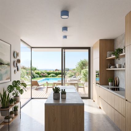 BRILAGI - Bodové svietidlo SMOOTH 1xGX53/15W/230V 60x82 mm modrá
