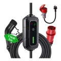 Brilagi - Cestovná nabíjacia stanica EV pre elektromobily FAST AC Type 2 16A/380V 11kW + zástrčka 230V, 3,7kW 5m + puzdro
