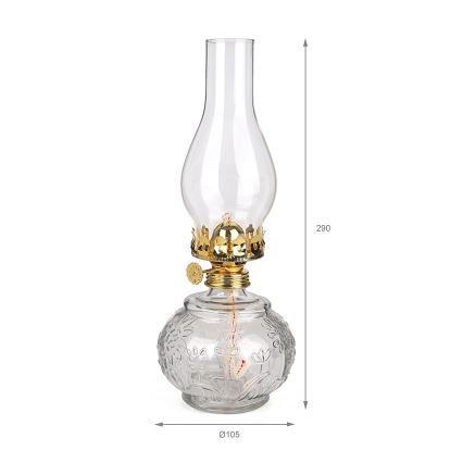 Brilagi - Číra petrolejová lampa MERLIN