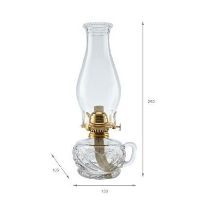 Brilagi - Číra petrolejová lampa MERLIN