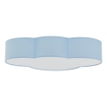 Brilagi - Detské stropné svietidlo NIMBUS 4xE27/15W/230V 46x63 cm modré