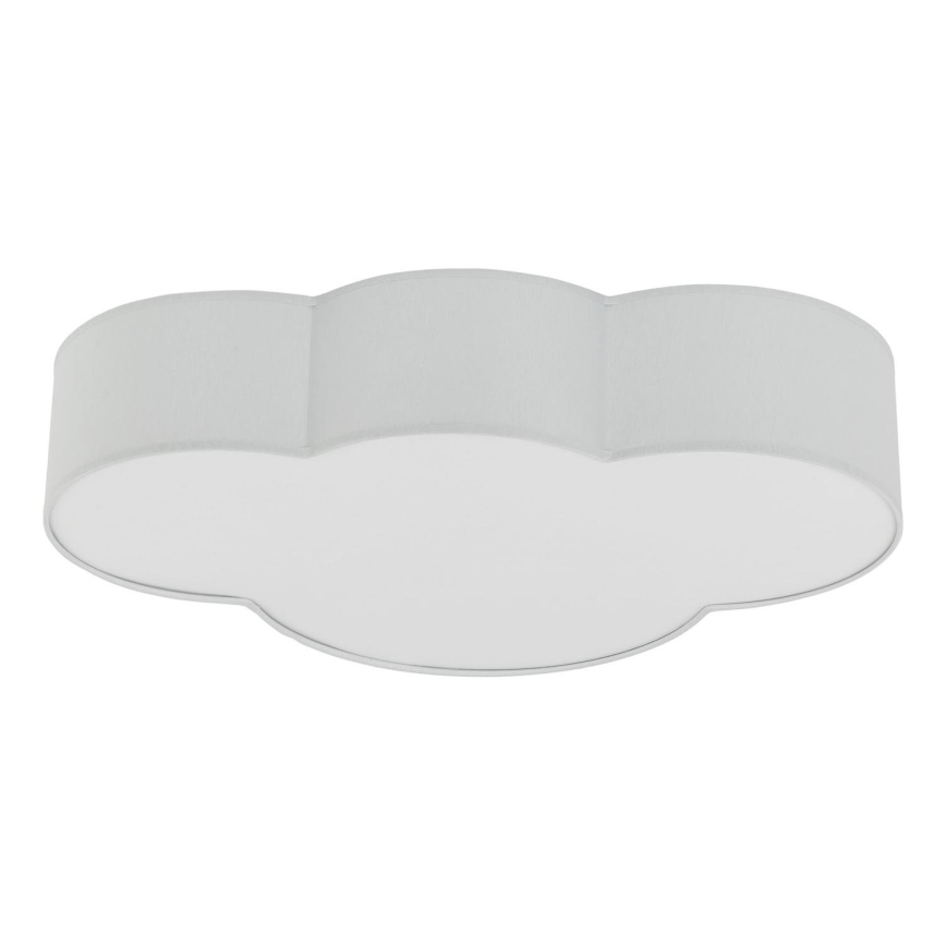 Brilagi - Detské stropné svietidlo NIMBUS 4xE27/15W/230V 46x63 cm sivé