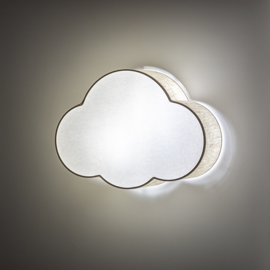 Brilagi - Detské stropné svietidlo NIMBUS LINEN 2xE27/15W/230V béžové