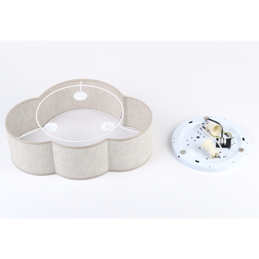 Brilagi - Detské stropné svietidlo NIMBUS LINEN 2xE27/15W/230V béžové