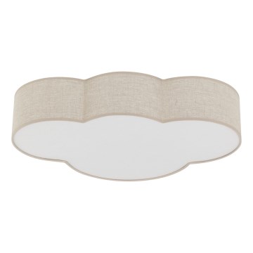 Brilagi - Detské stropné svietidlo NIMBUS LINEN 4xE27/15W/230V béžové