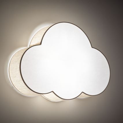 Brilagi - Detské stropné svietidlo NIMBUS LINEN 4xE27/15W/230V béžové