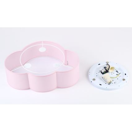 Brilagi - Detské stropné svietidlo NIMBUS MINI 2xE27/15W/230V 31x43 cm ružové