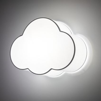 Brilagi - Detské stropné svietidlo NIMBUS MINI 2xE27/15W/230V sivá