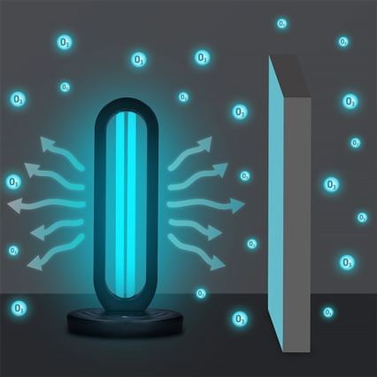 Brilagi - Dezinfekčná germicídna lampa UVC/38W/230V + diaľkové ovládanie