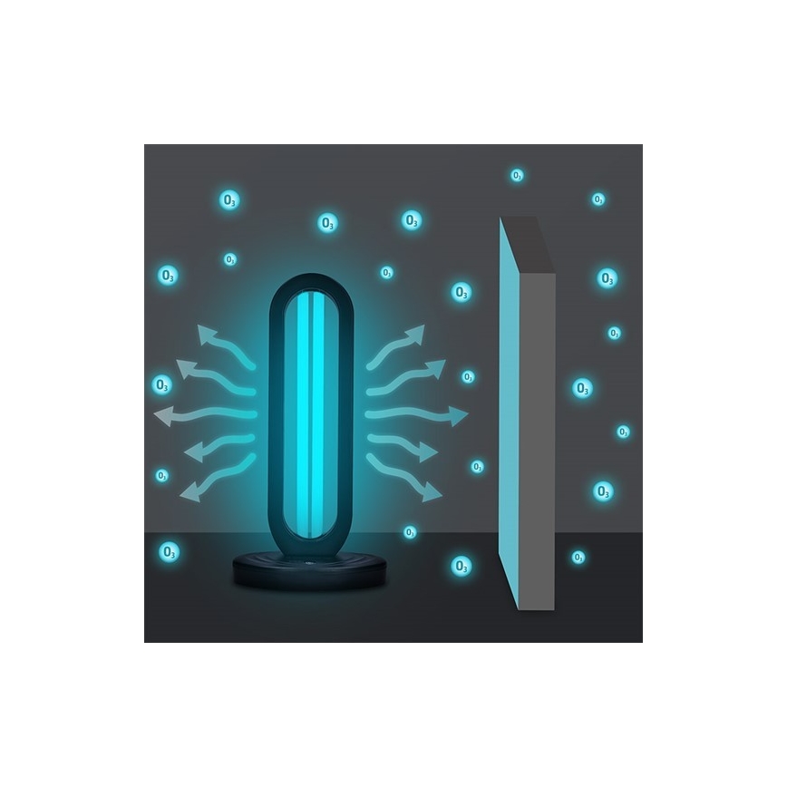 Brilagi - Dezinfekčná germicídna lampa UVC/38W/230V + diaľkové ovládanie