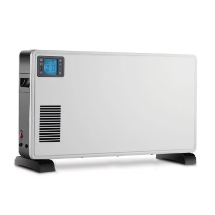 Brilagi - Elektrický priamovykurovač/konvektor 1000/1300/2300W LCD/časovač/TURBO/termostat biela + DO