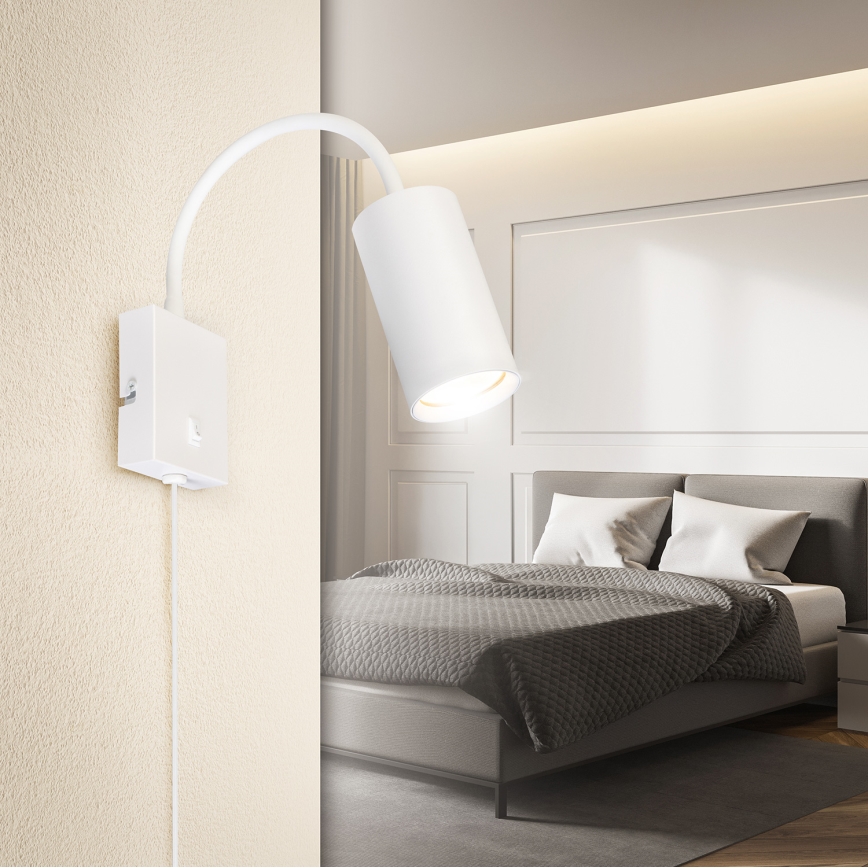 Brilagi - Flexibilná nástenná lampa SELE 1xGU10/30W/230V biela