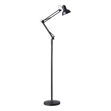 Brilagi - Flexibilná stojacia lampa TASKER 1xE27/60W/230V 184 cm čierna