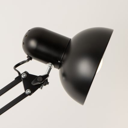 BRILAGI - Flexibilná stojacia lampa TASKER 1xE27/60W/230V 184 cm čierna