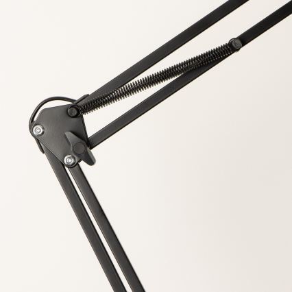 BRILAGI - Flexibilná stojacia lampa TASKER 1xE27/60W/230V 184 cm čierna