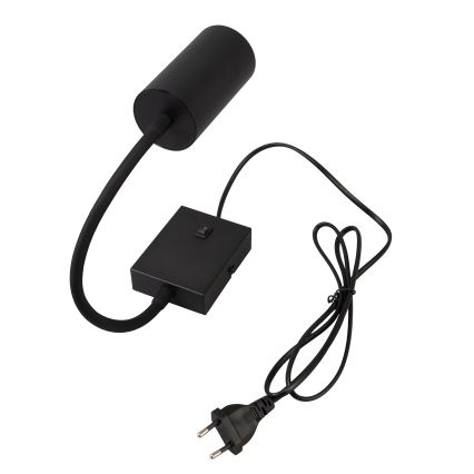 BRILAGI - Flexibilná nástenná lampa s vypínačom SELE 1xGU10/30W/230V čierna/zlatá