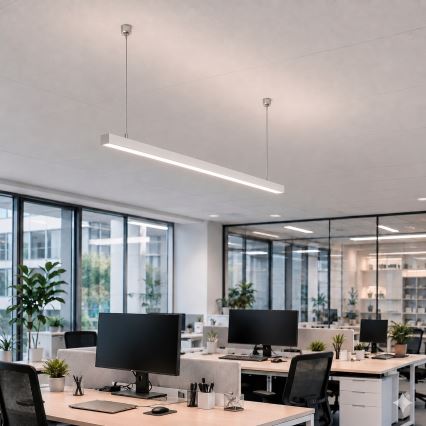 Brilagi - LED závesné svietidlo FULLDAY LED/20/30/40W/230V 2700/4000/6000K 120 cm biela