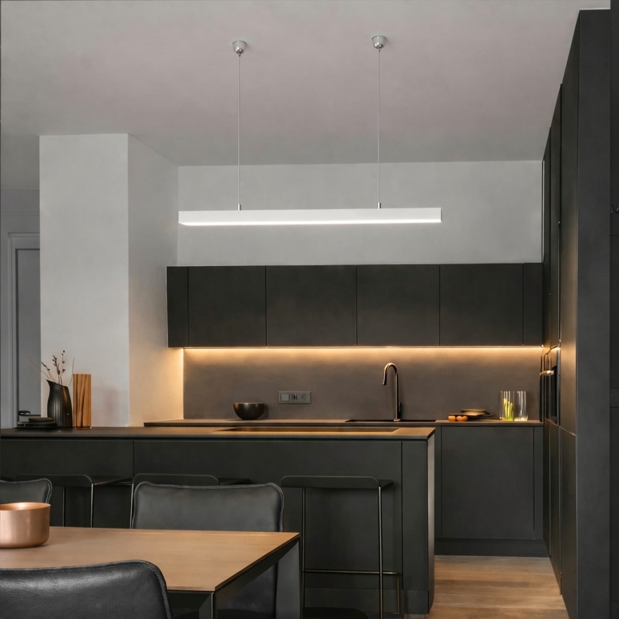 Brilagi - LED závesné svietidlo FULLDAY LED/20/30/40W/230V 2700/4000/6000K 120 cm biela