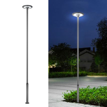 Brilagi - Kovová tyč pre stožiar vonkajšieho osvetlenia URBAN, 5 m, priemer 58 mm, antracit