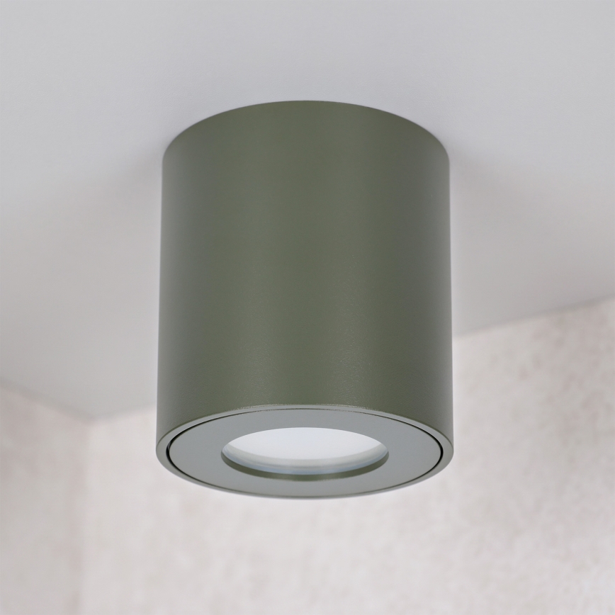 BRILAGI - Kúpeľňové bodové svietidlo MIA 1xGU10/30W/230V 60x82 mm 84x80 mm tmavozelená IP54