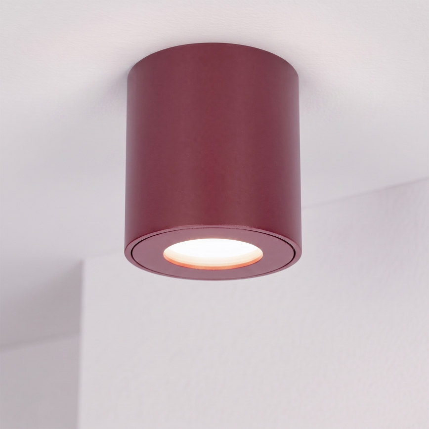 BRILAGI - Kúpeľňové bodové svietidlo MIA 1xGU10/30W/230V 84x80 mm bordové IP54