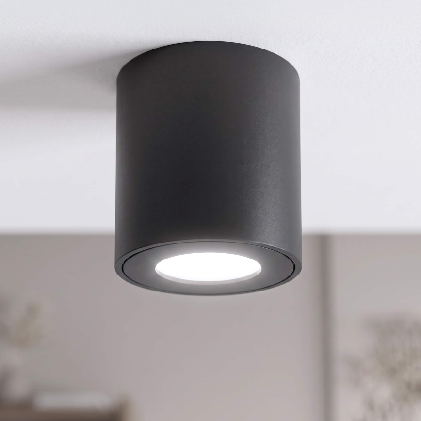 BRILAGI - Kúpeľňové bodové svietidlo MIA 1xGU10/30W/230V 84x80 mm čierna IP54