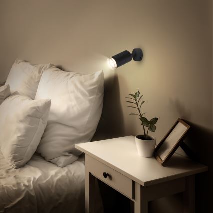 Brilagi - Kúpeľňové bodové svietidlo SELE 1xGU10/30W/230V IP44 čierna