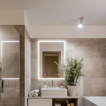 Brilagi - Kúpeľňové bodové svietidlo SELE 1xGU10/30W/230V IP44 lesklý chróm