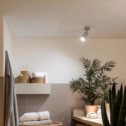 Brilagi - Kúpeľňové bodové svietidlo SELE 1xGU10/30W/230V IP44 strieborná