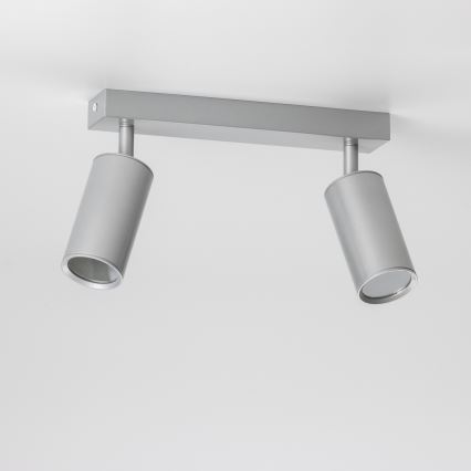 Brilagi - Kúpeľňové bodové svietidlo SELE 2xGU10/30W/230V IP44 strieborná