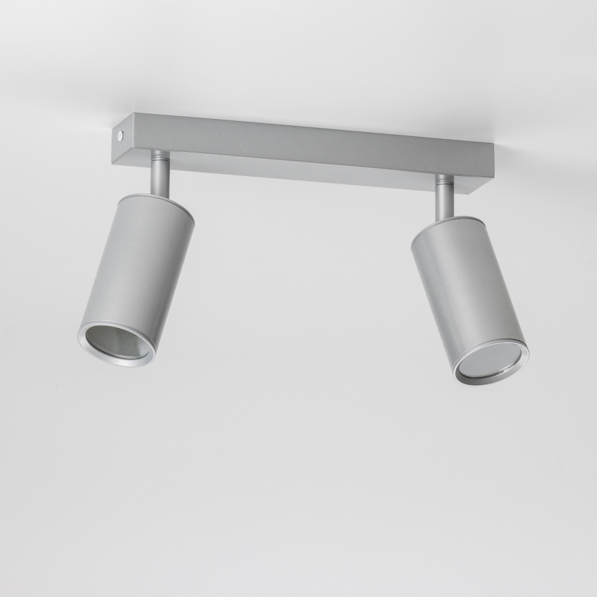 Brilagi - Kúpeľňové bodové svietidlo SELE 2xGU10/30W/230V IP44 strieborná