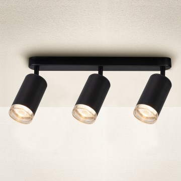 Brilagi - Kúpeľňové bodové svietidlo SELE 3xGU10/30W/230V IP44 čierna