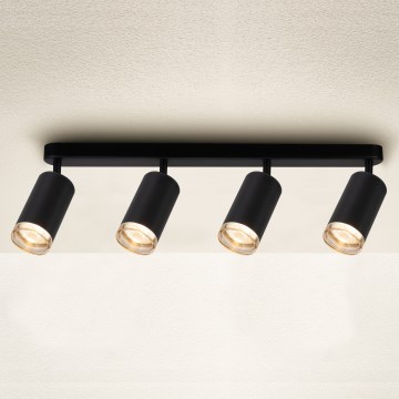 Brilagi - Kúpeľňové bodové svietidlo SELE 4xGU10/30W/230V IP44 čierna