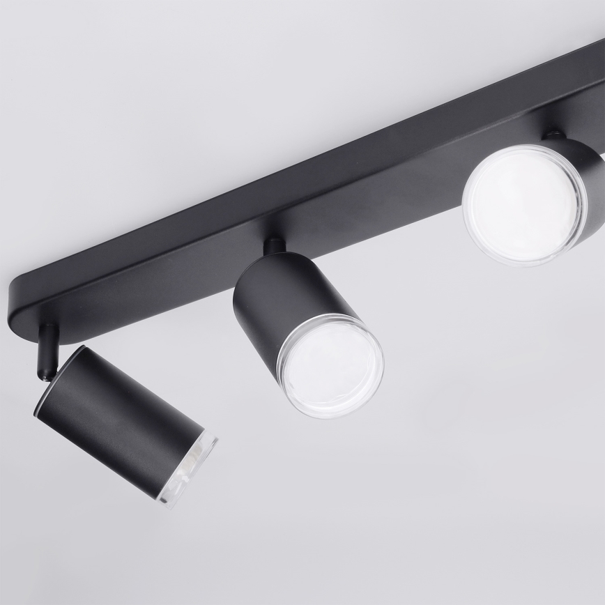 Brilagi - Kúpeľňové bodové svietidlo SELE 4xGU10/30W/230V IP44 čierna