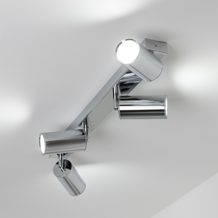 Brilagi - Kúpeľňové bodové svietidlo SELE 4xGU10/30W/230V IP44 lesklý chróm