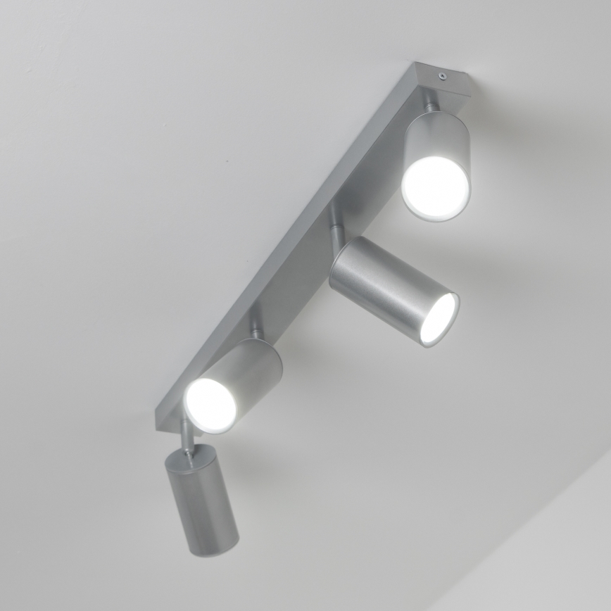 Brilagi - Kúpeľňové bodové svietidlo SELE 4xGU10/30W/230V IP44 strieborná