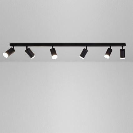Brilagi - Kúpeľňové bodové svietidlo SELE 6xGU10/30W/230V IP44 čierna
