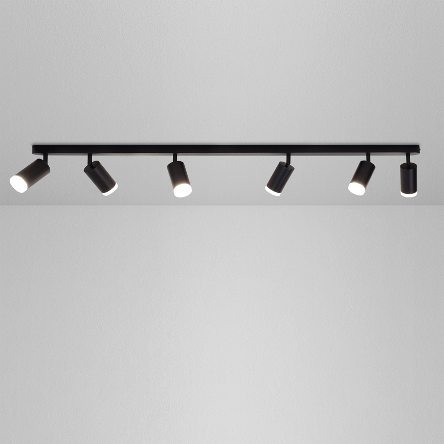 Brilagi - Kúpeľňové bodové svietidlo SELE 6xGU10/30W/230V IP44 čierna