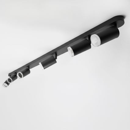 Brilagi - Kúpeľňové bodové svietidlo SELE 6xGU10/30W/230V IP44 čierna